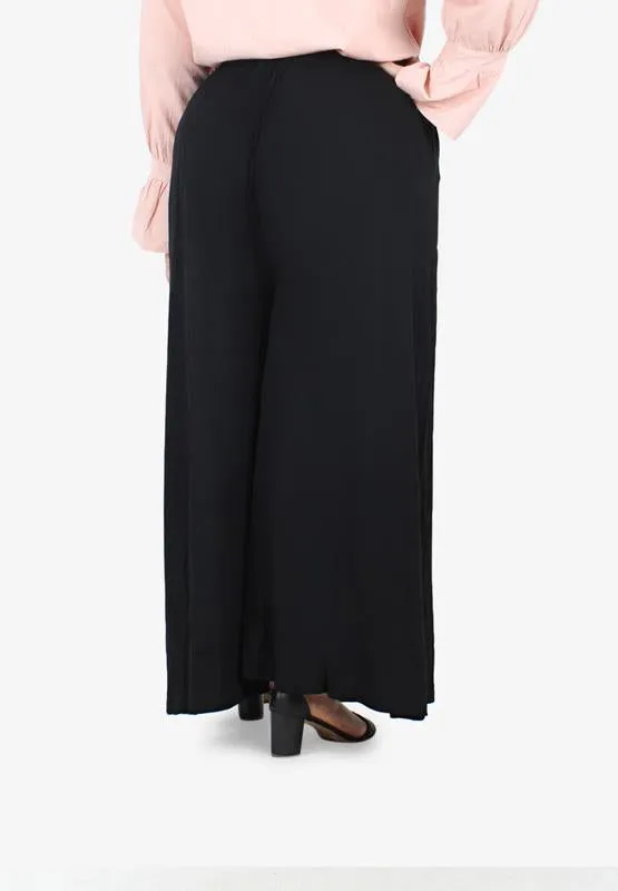 Shana OUTSTANDINGLY SOFT Palazzo Pants - Black