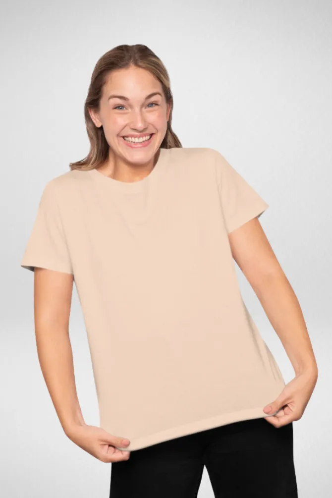 Soft Peach T-shirt for women