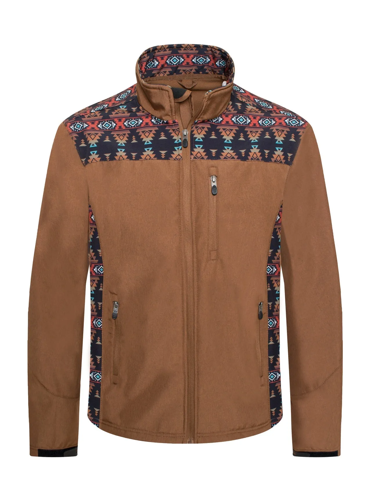 Soft Shell Men's Canvas Aztec Jacket