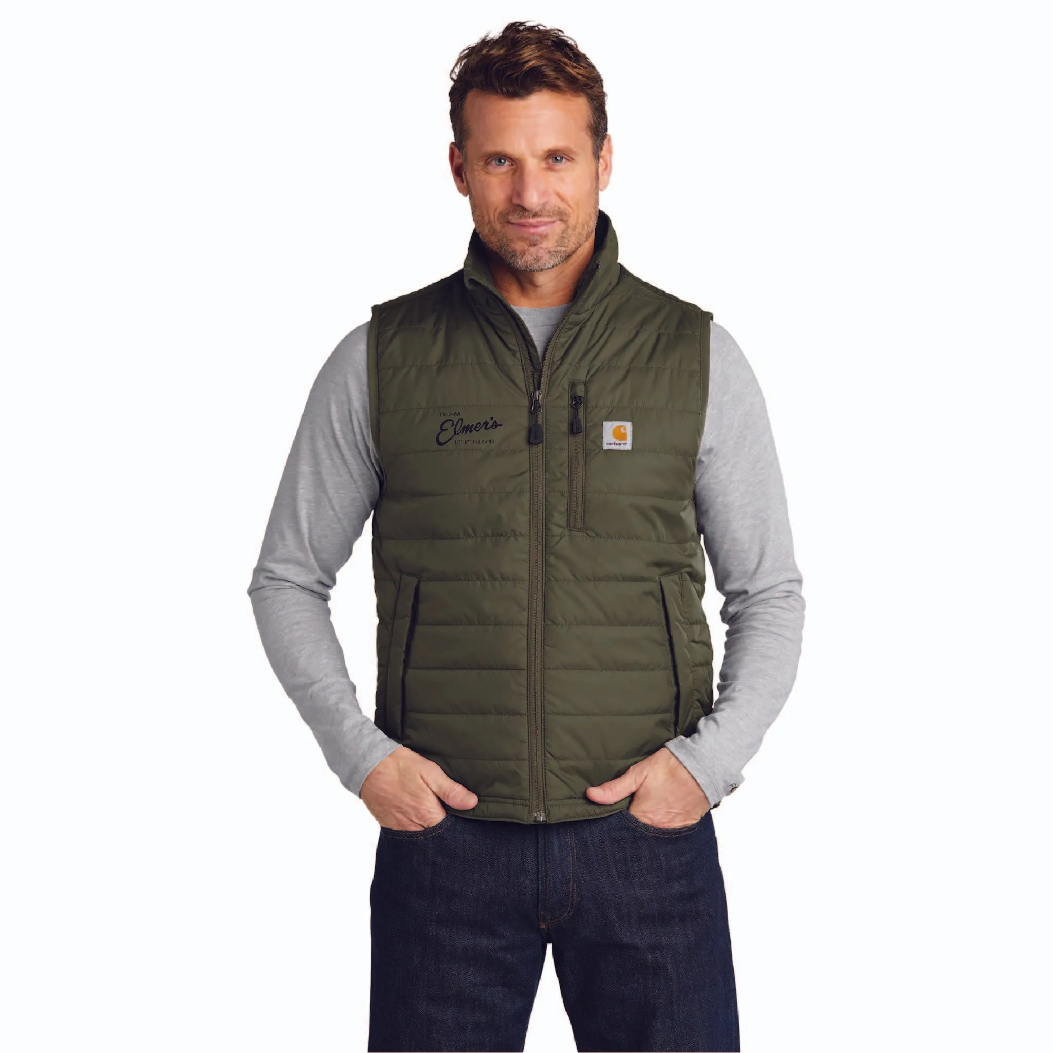 Team Elmer's Embroidered Men's Carhartt Gilliam Vest