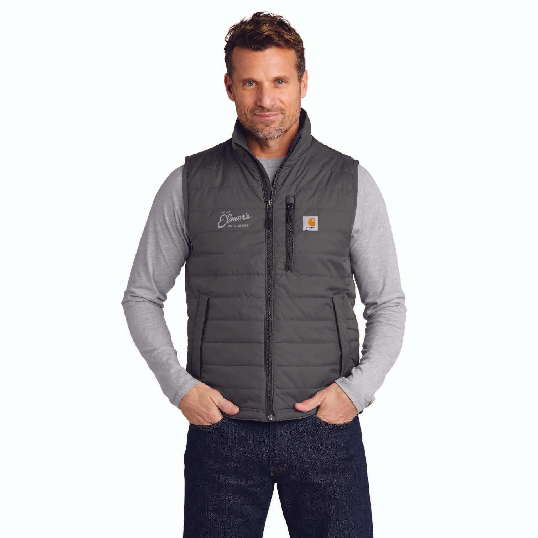 Team Elmer's Embroidered Men's Carhartt Gilliam Vest