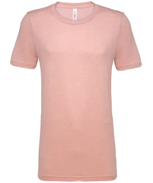 Unisex heather CVC short sleeve t-shirt | Heather Prism Peach