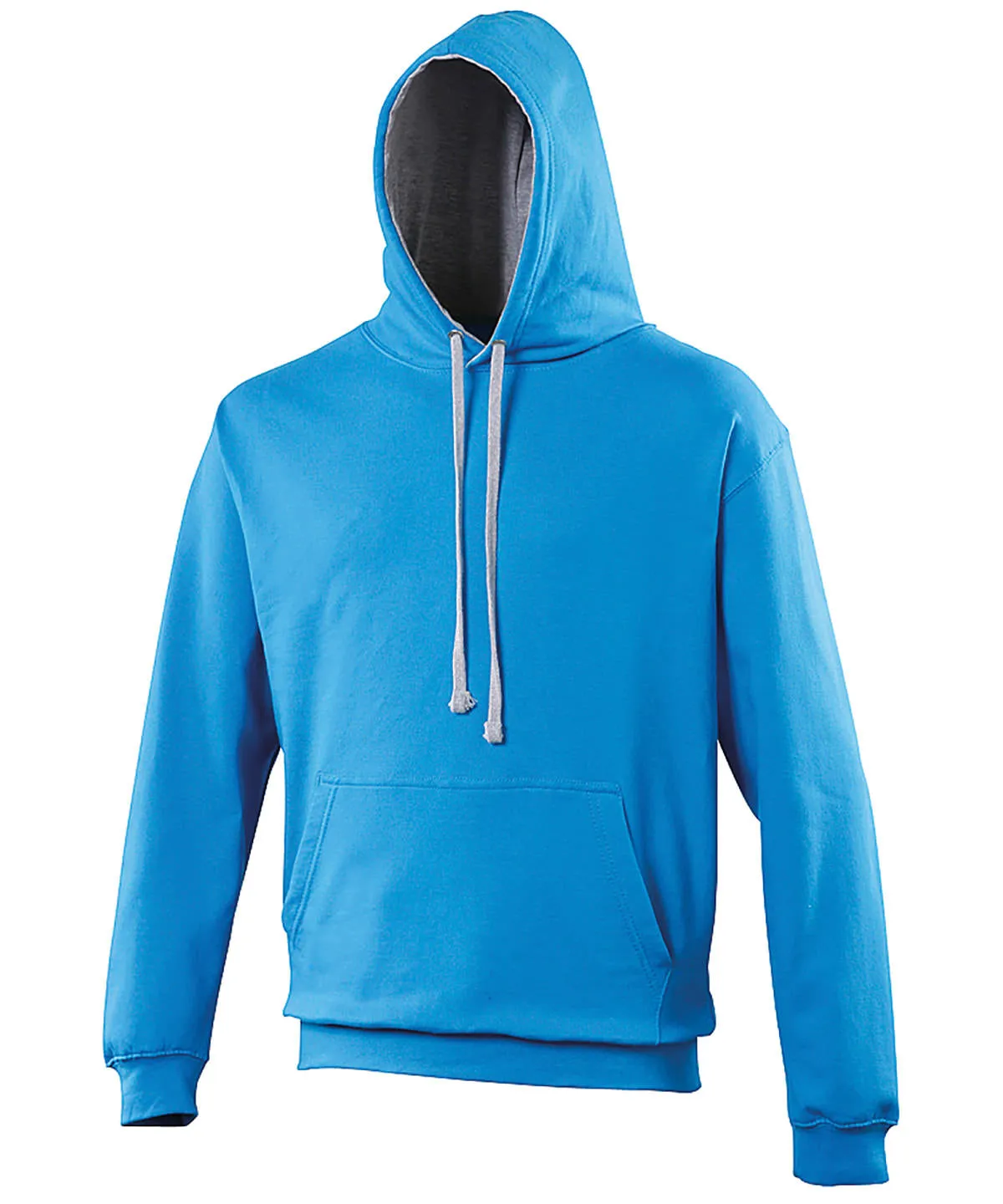 Varsity hoodie | Sapphire Blue/Heather Grey