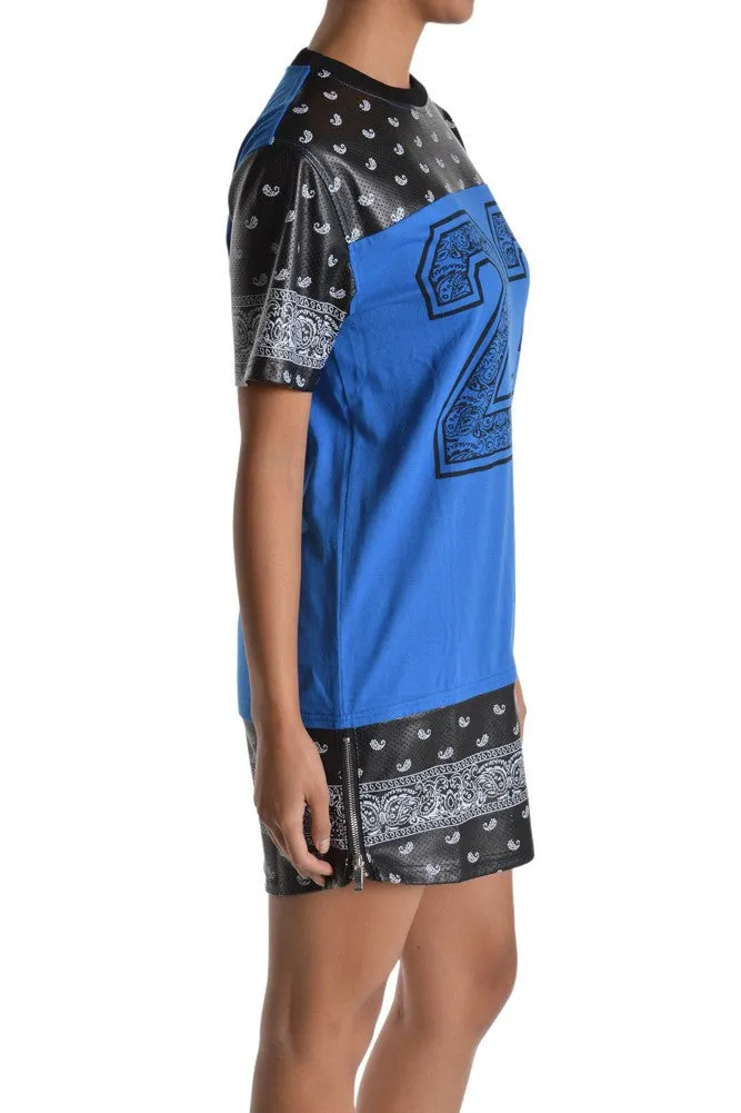 Women's Bandana Print Dress