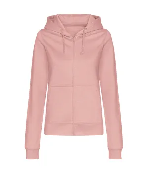 Womens college zoodie | Dusty Pink