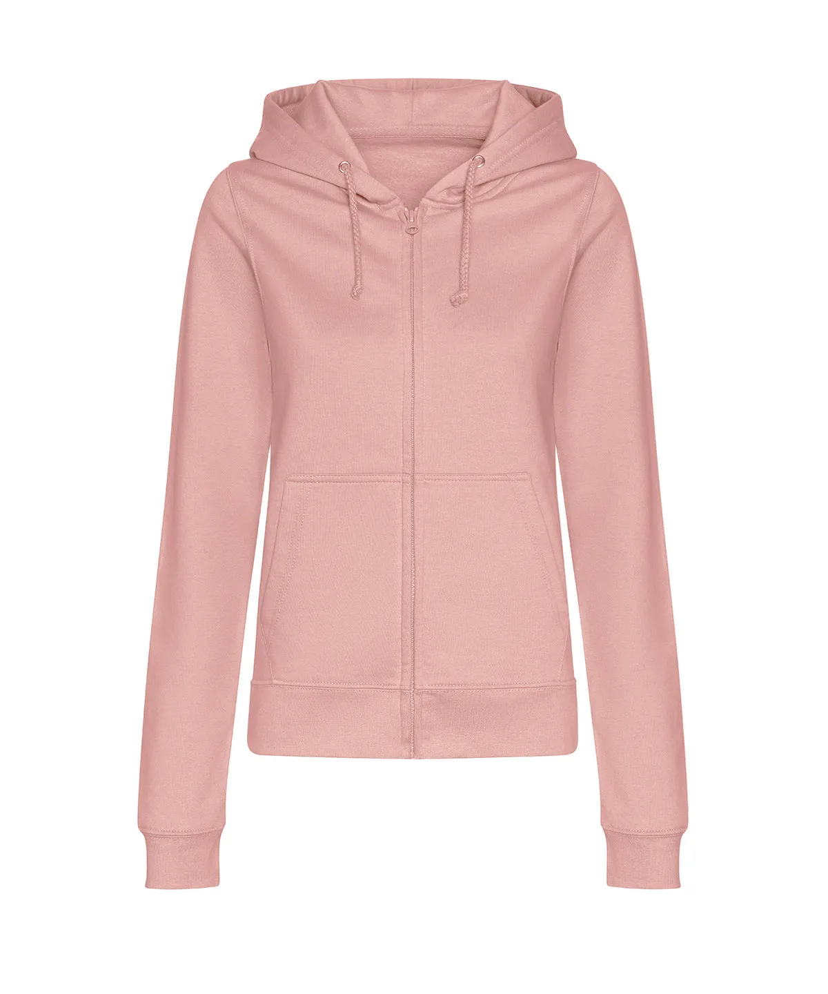 Womens college zoodie | Dusty Pink