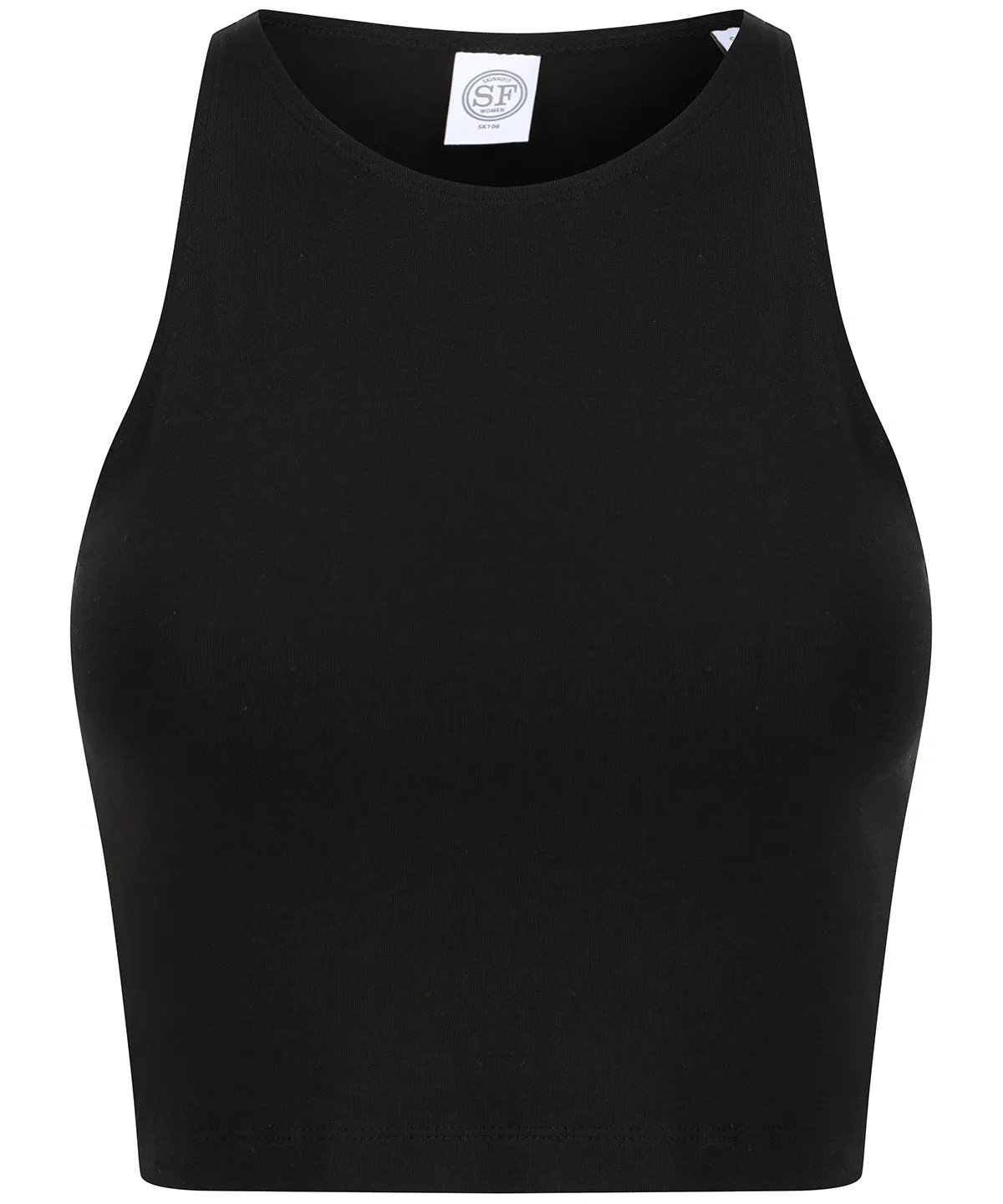 Womens cropped top | Black