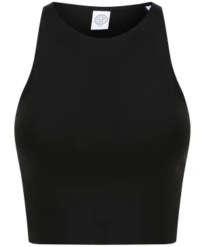 Womens cropped top | Black