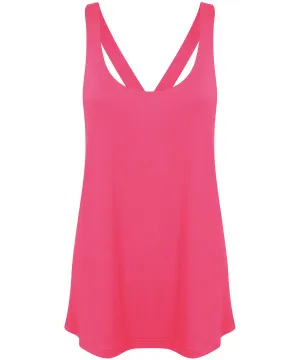 Womens fashion workout vest | Neon Pink