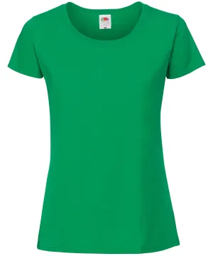 Womens Iconic 195 ringspun premium t-shirt | Kelly Green