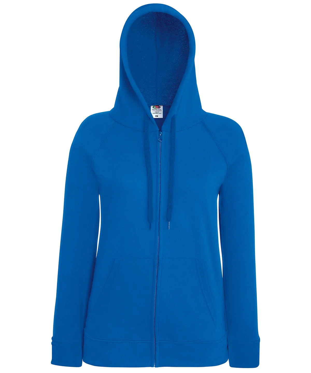 Womens lightweight hooded sweatshirt jacket | Royal Blue