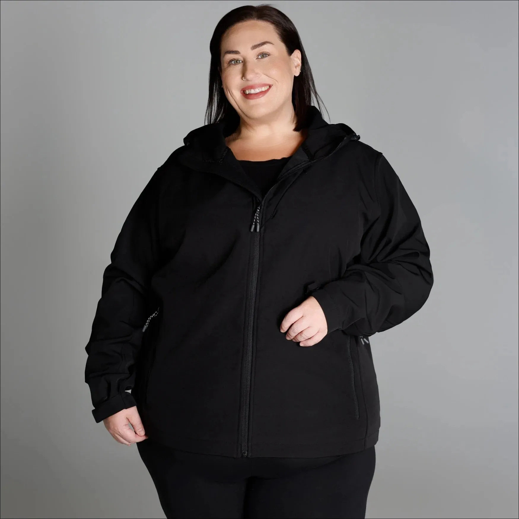 Women’s Plus Size Micro Fleece 1X-6X Soft Shell Jacket