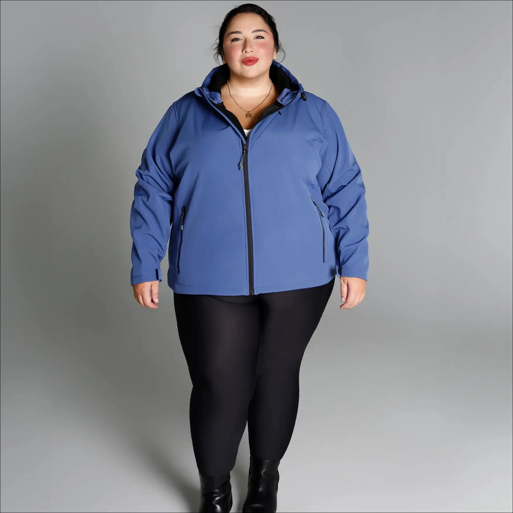 Women’s Plus Size Micro Fleece 1X-6X Soft Shell Jacket