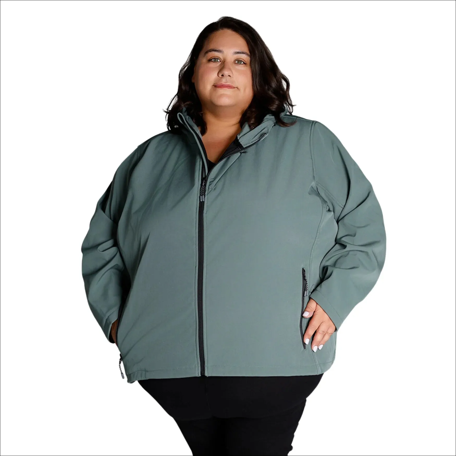 Women’s Plus Size Micro Fleece 1X-6X Soft Shell Jacket