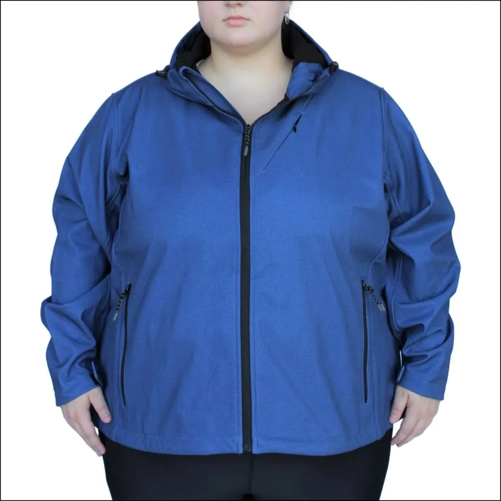 Women’s Plus Size Micro Fleece 1X-6X Soft Shell Jacket