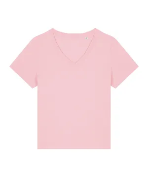 Womens Stella Isla v-neck t-shirt (STTW176) | Cotton Pink