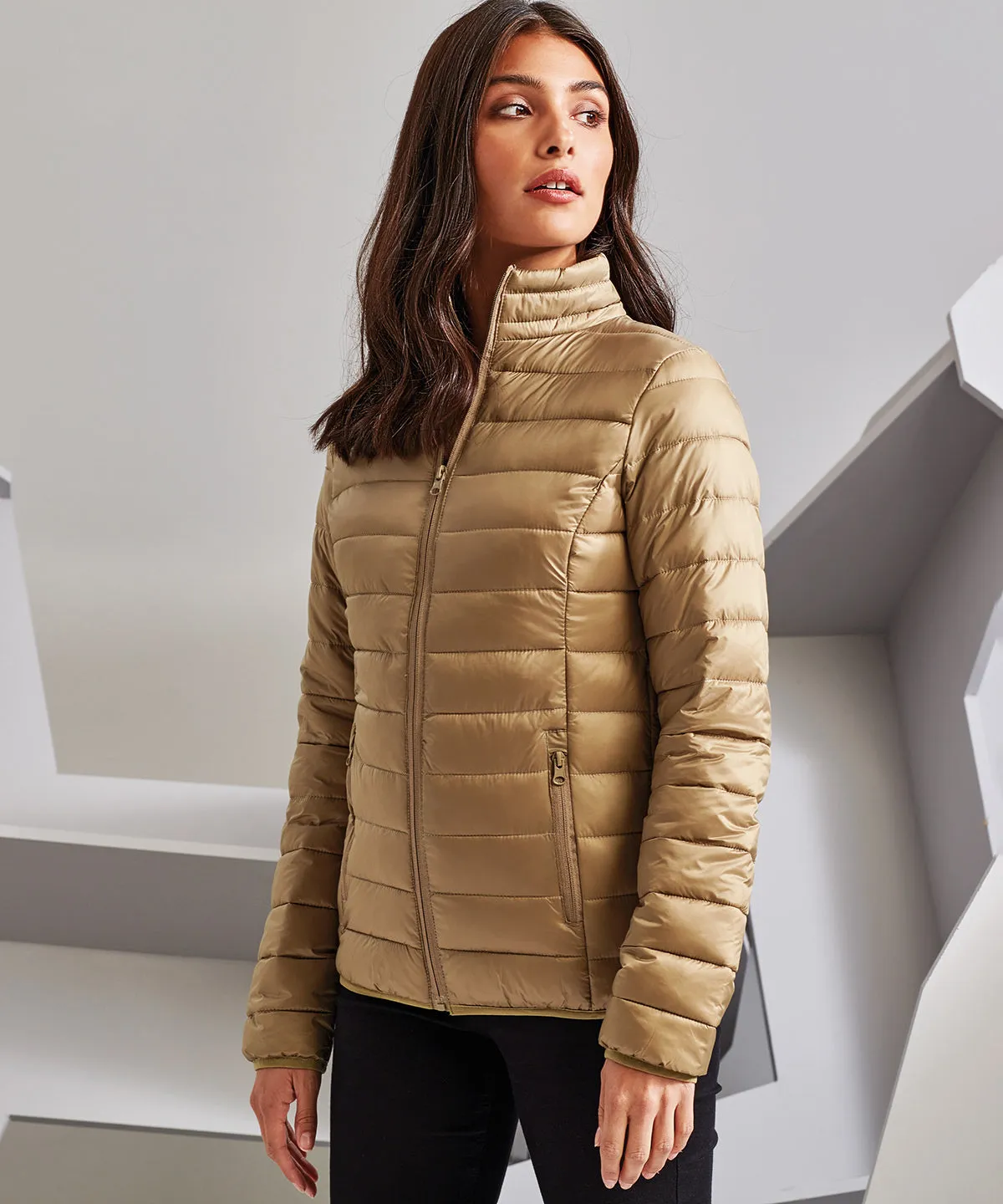 Womens terrain padded jacket | Khaki