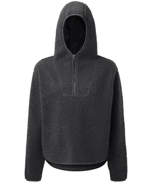 Womens TriDri® sherpa -zip hoodie | Charcoal